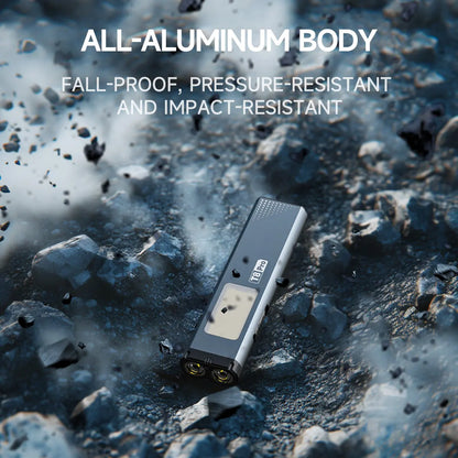 T8 Multi-Mode Pocket LED Flashlight - 1000 Lumens, Type-C Rechargeable, IPX4 Waterproof, Aluminum Alloy, Red and White Flashing, Pocket Flashlight Pleasure Silicone Flashlight